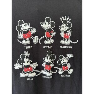 Raw Threads Disney Mickey‎ Mouse Marathon Themed Performance T Shirt Size M